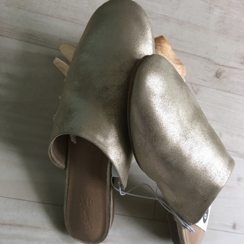 Women's Brooklyn Backless Mules - Gold - Picture 6 of 6